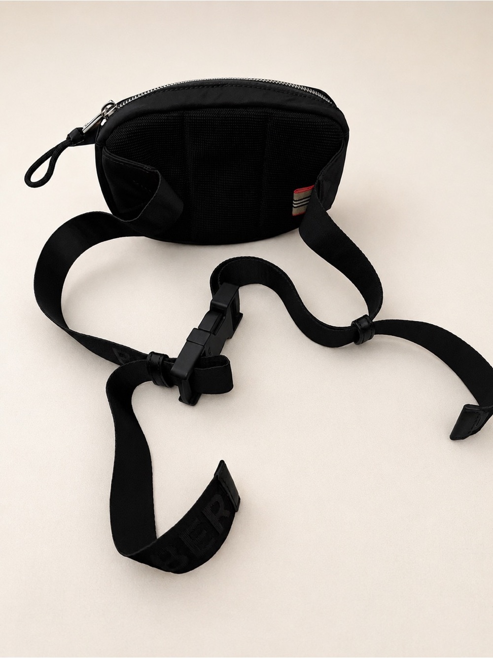 Burberry Black Nylon Logo Bum Bag Belt Bag 8021091 - Picture 7 of 11